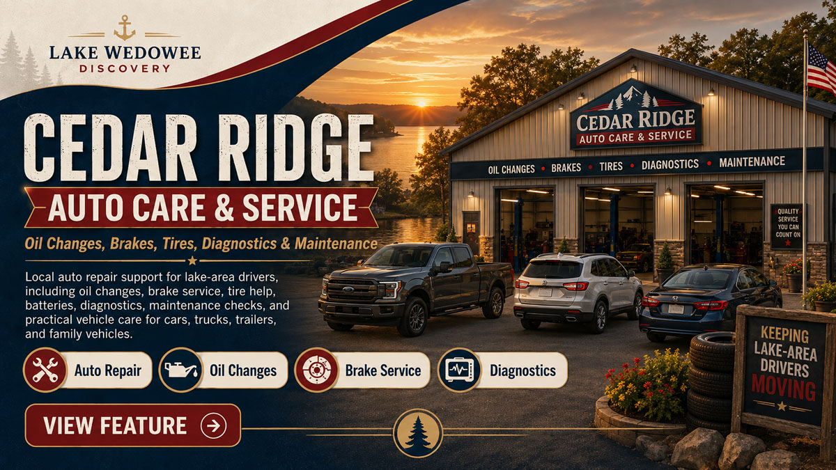 Cedar Ridge Auto Care and Service oil changes and maintenance
