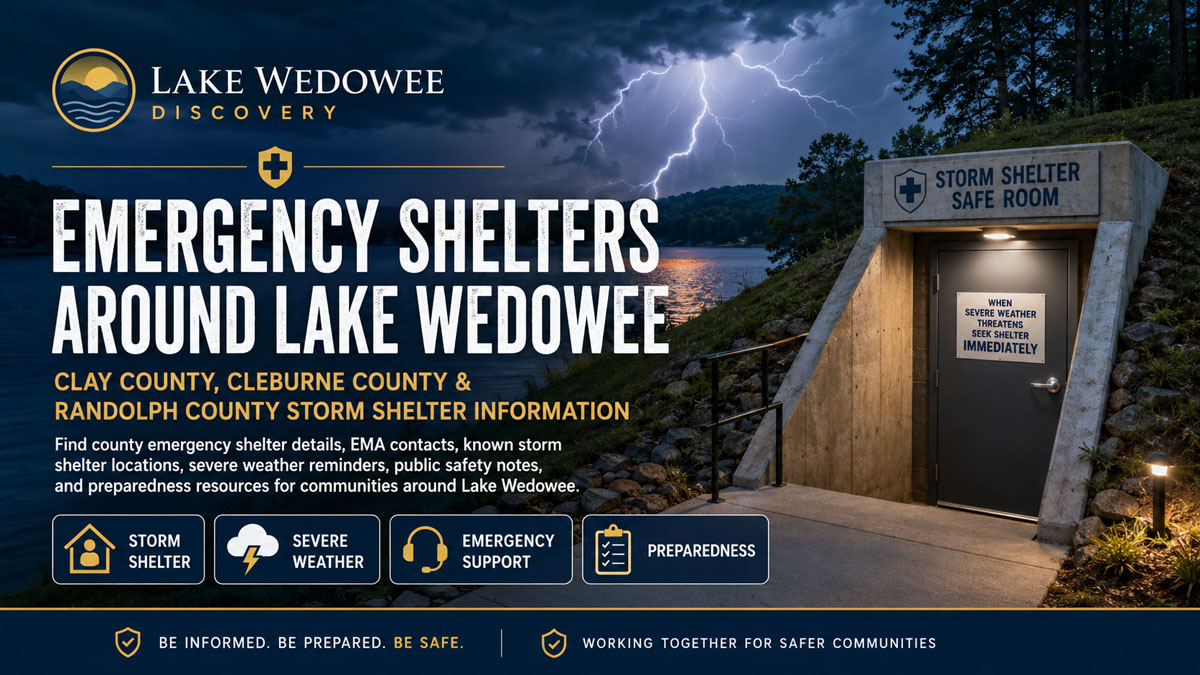 Clay County Cleburne County and Randolph County storm shelter information