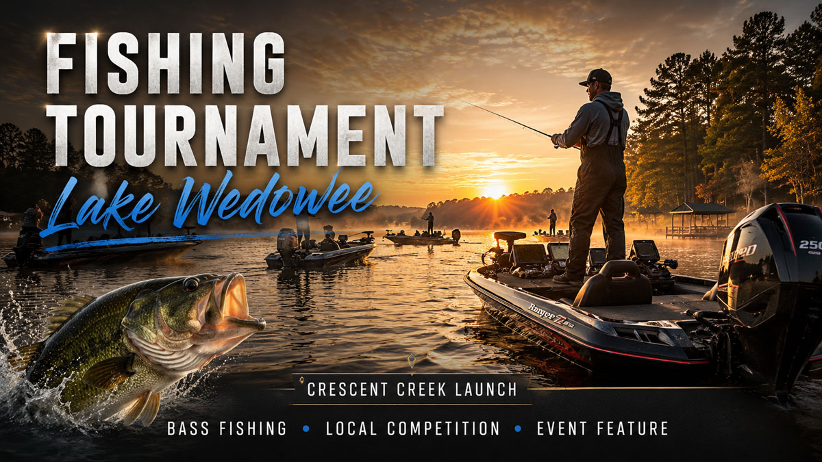 Fishing Tournament Event Feature Carousel Card