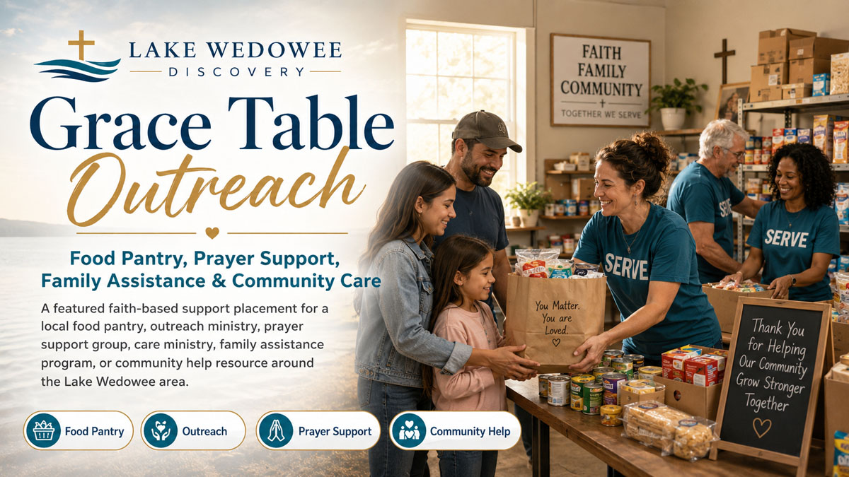 Grace Table Outreach food pantry and family assistance