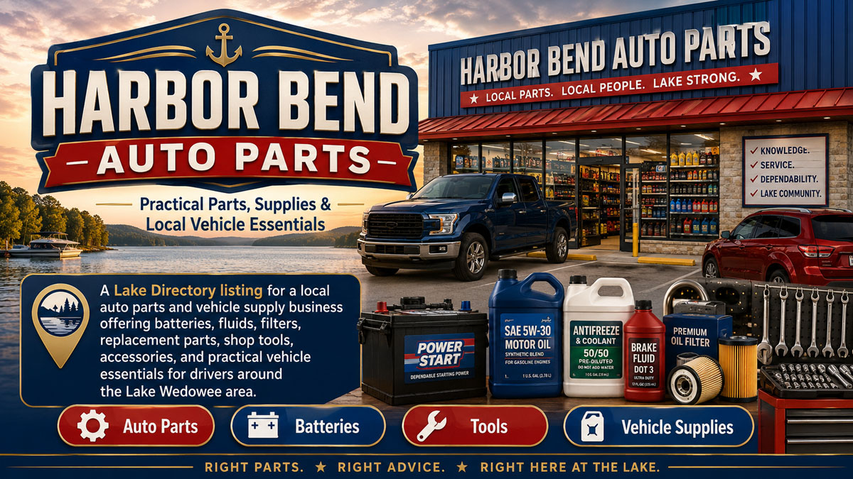 Harbor Bend Auto Parts batteries tools and vehicle supplies