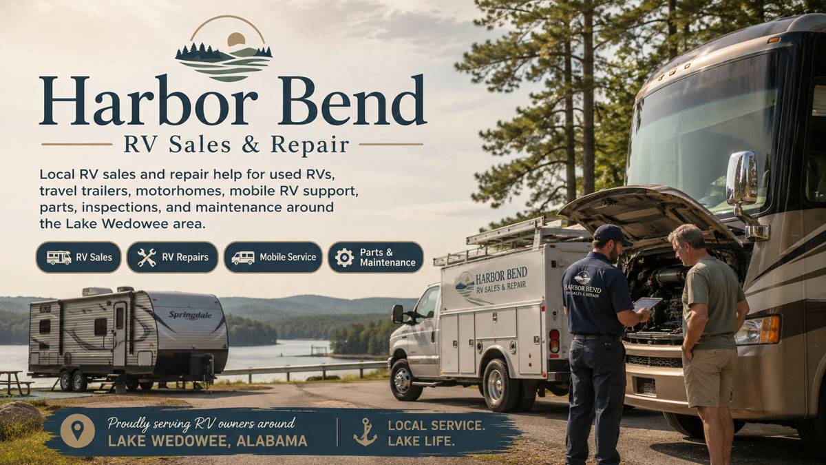 Harbor Bend RV Sales and Repair mobile RV repairs and maintenance