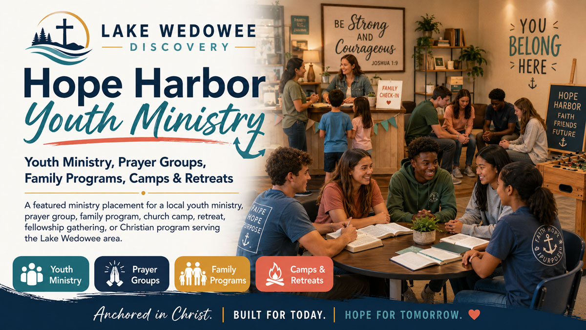 Hope Harbor Youth Ministry prayer groups and family programs