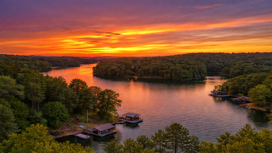 Weather and lake conditions over Lake Wedowee