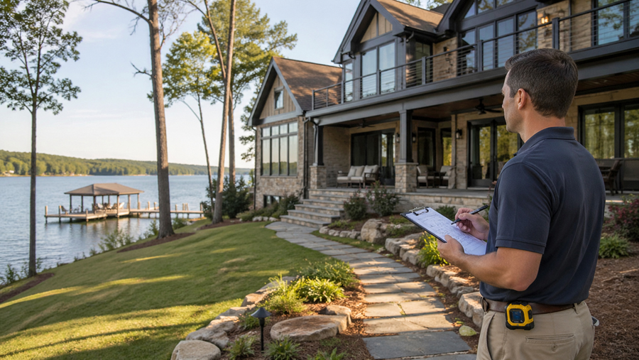 Property evaluation and inspection near Lake Wedowee