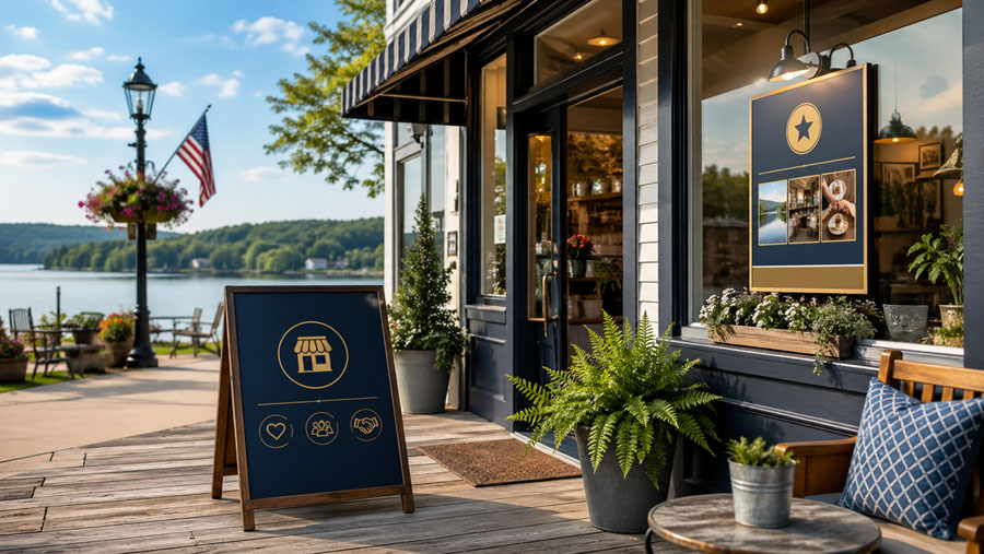 Featured local business placement near Lake Wedowee