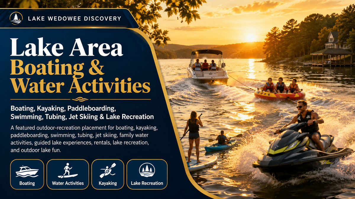 Lake Area tubing jet skiing and lake recreation