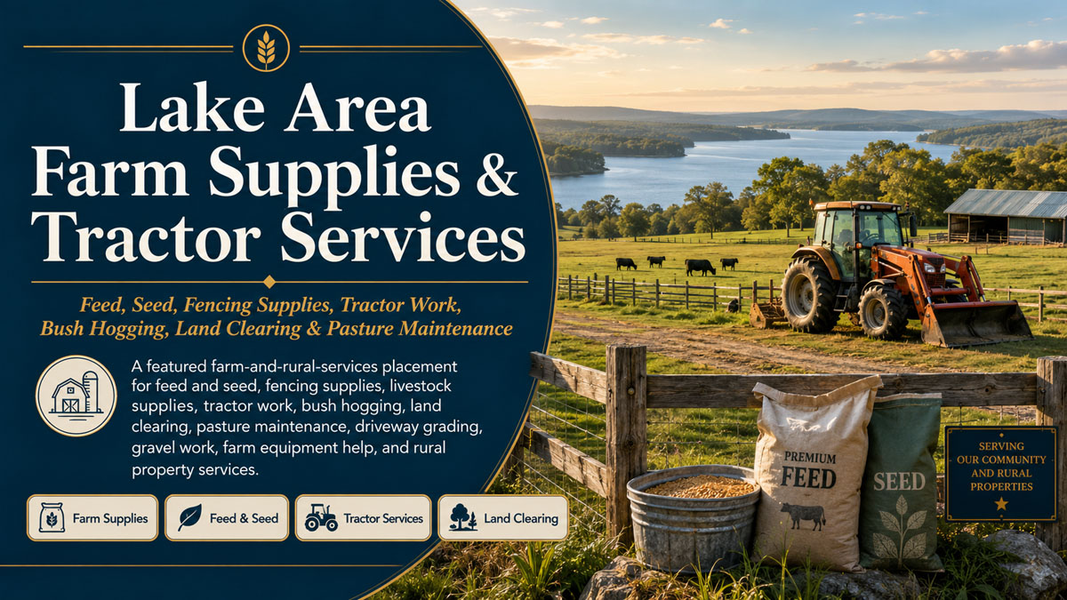 Lake Area Farm Supplies and Tractor Services Page Featured Spotlight