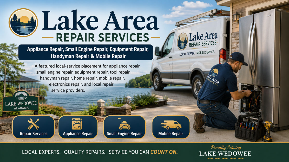 Lake Area Repair Services appliance repair and mobile repair spotlight