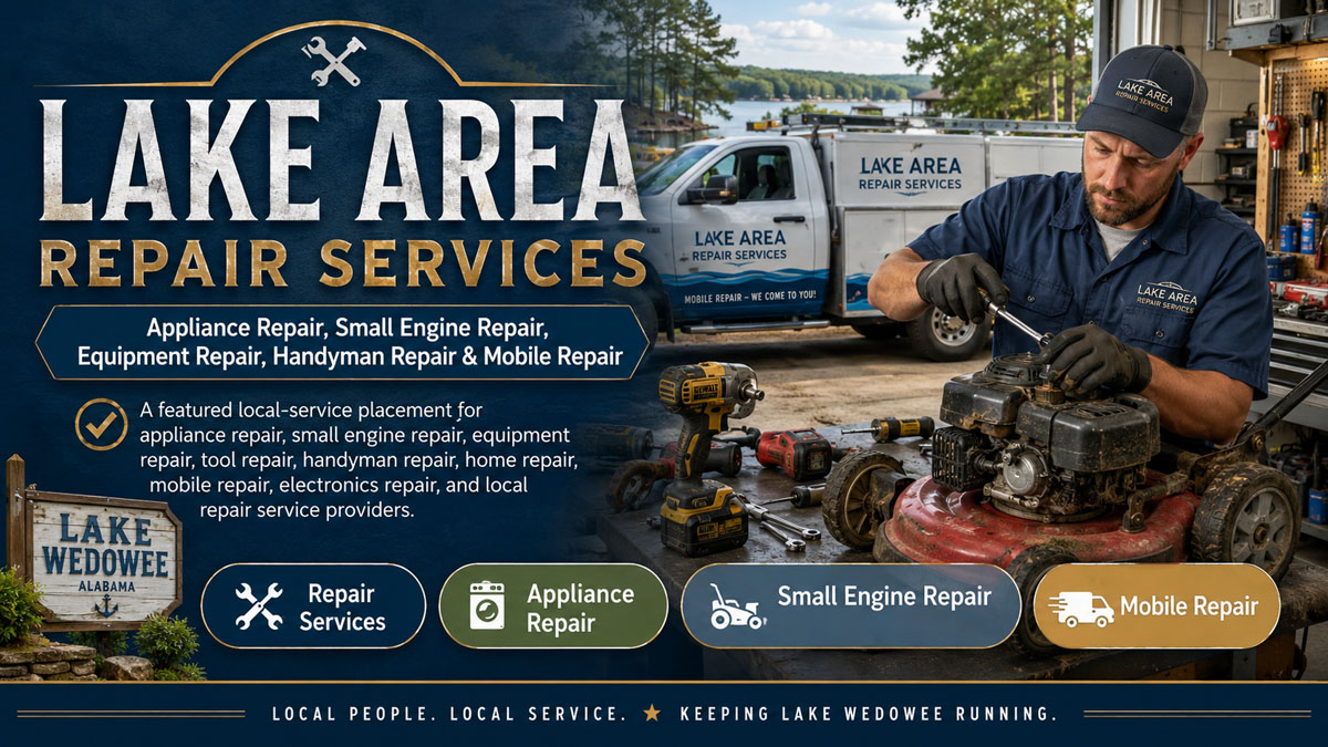 Lake Area Repair Services small engine repair and equipment repair