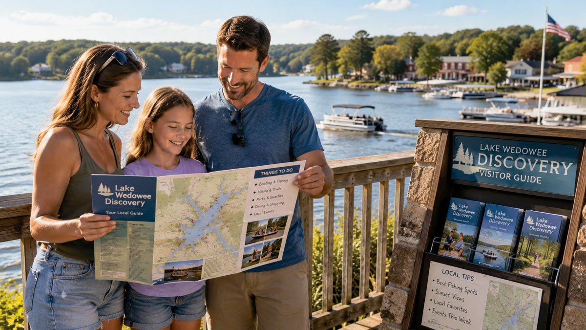 Lake Wedowee Discovery Visitor Guide maps and lake access