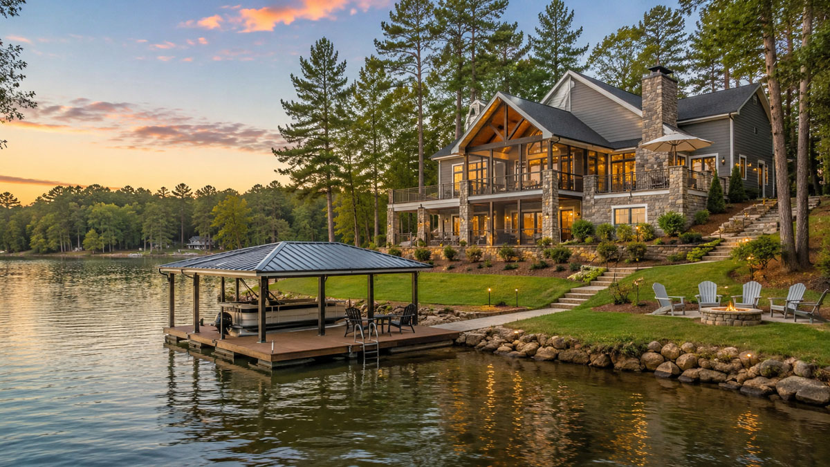 Lakefront home and property near Lake Wedowee