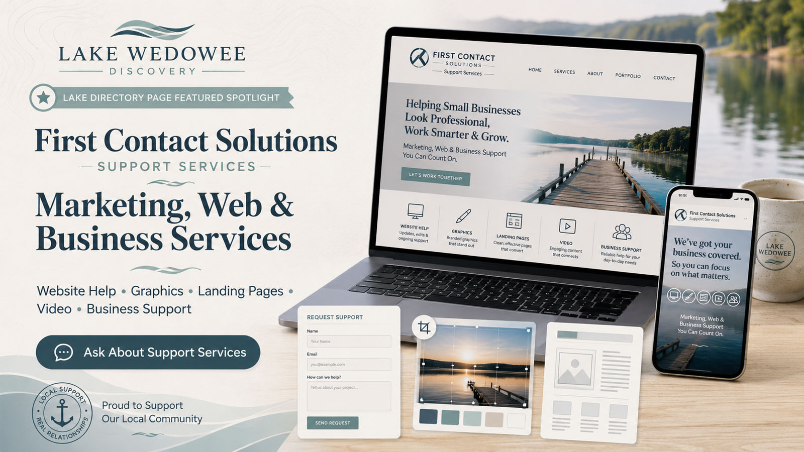 First Contact Solutions marketing, web, and business support services