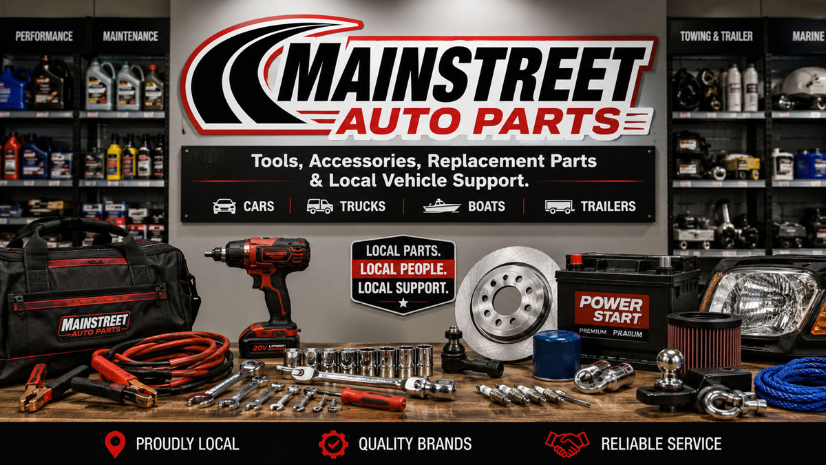 Mainstreet Auto Parts tools accessories and vehicle essentials