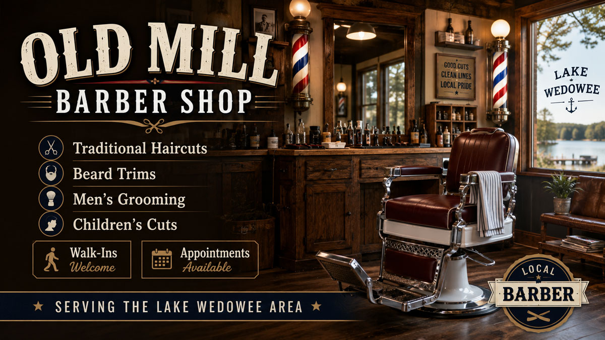 Old Mill Barber Shop Lake Directory carousel image