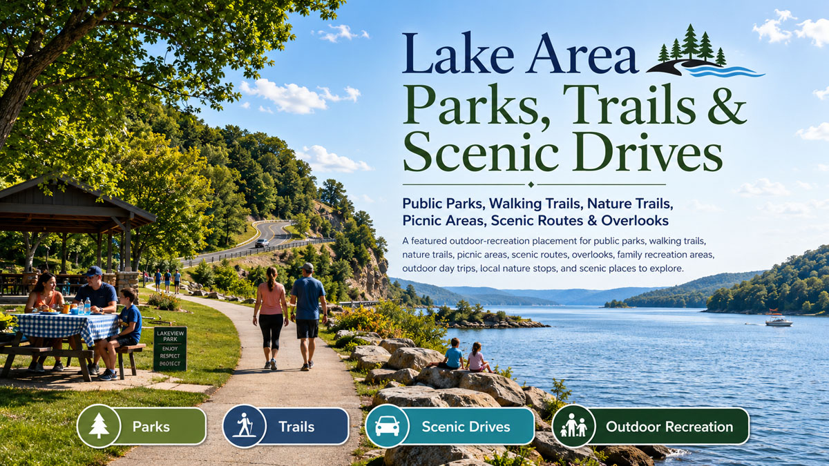 Lake Area Parks, Trails and Scenic Drives featured outdoor recreation image
