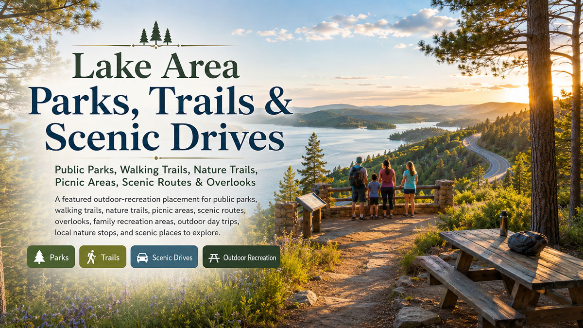 Public parks, walking trails, nature trails, picnic areas, scenic routes and overlooks image