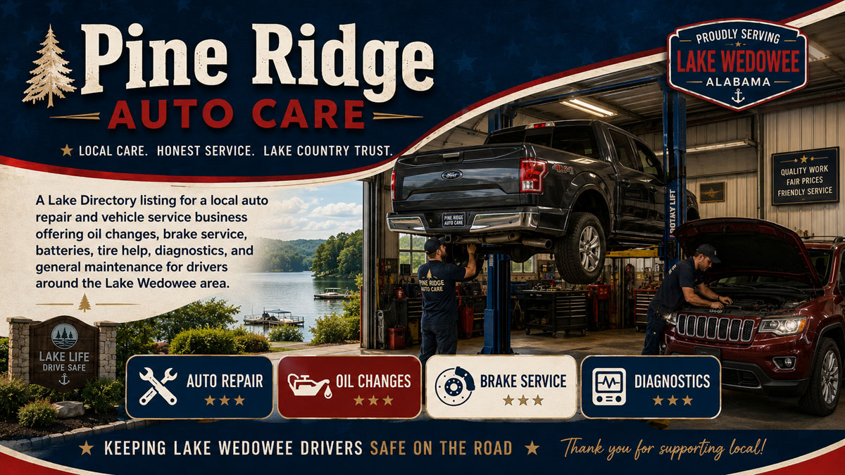 Pine Ridge Auto Care brake service and diagnostics