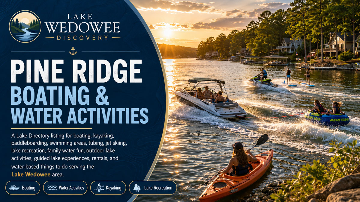 Pine Ridge Boating and Water Activities kayaking paddleboarding and lake recreation