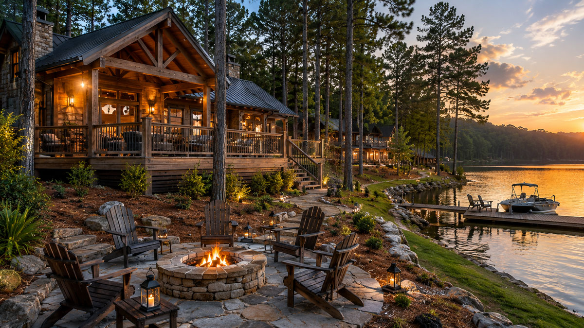 Pine Ridge Cabins and Vacation Homes waterfront rental