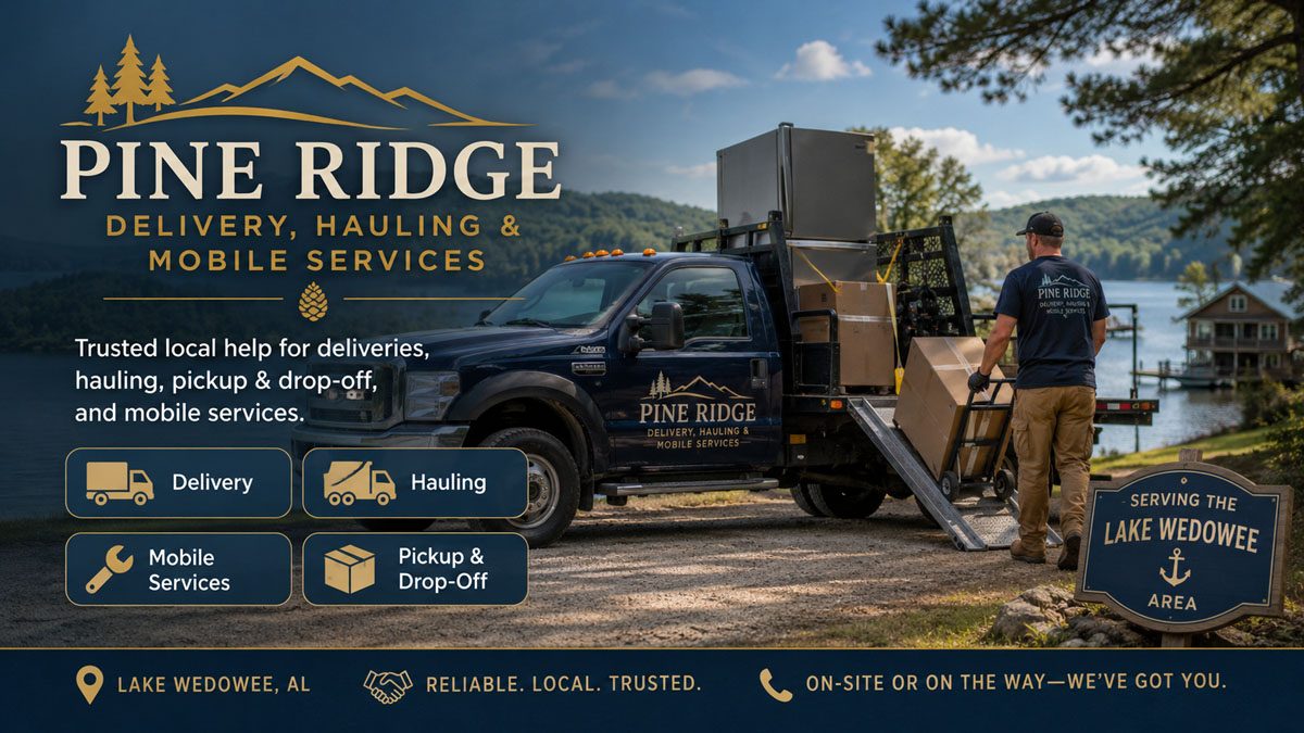 Pine Ridge Delivery, Hauling and Mobile Services hauling and mobile services