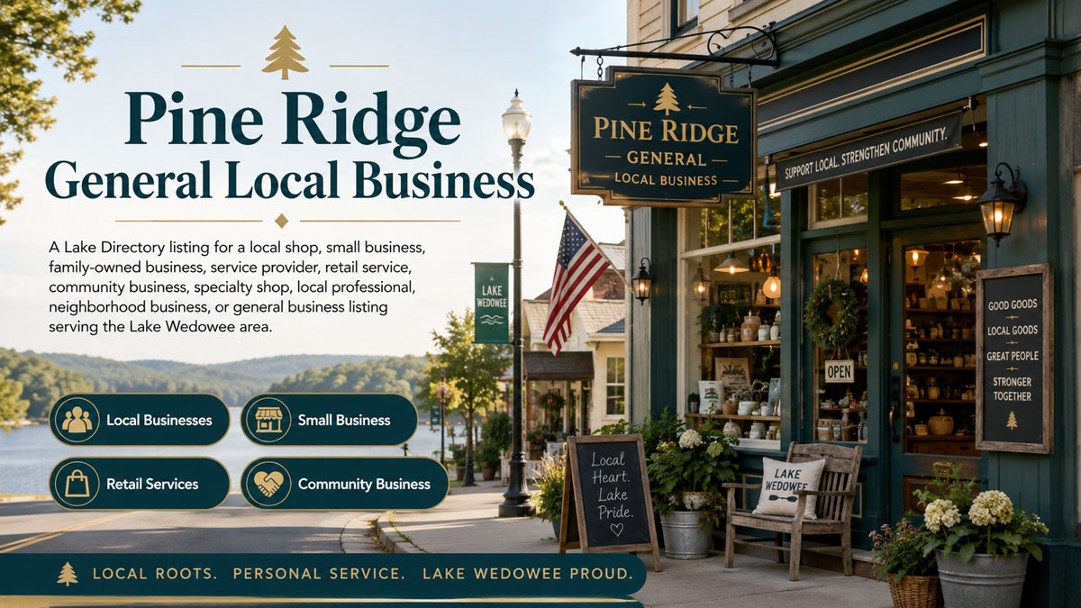 Pine Ridge General Local Business retail services and community business listing