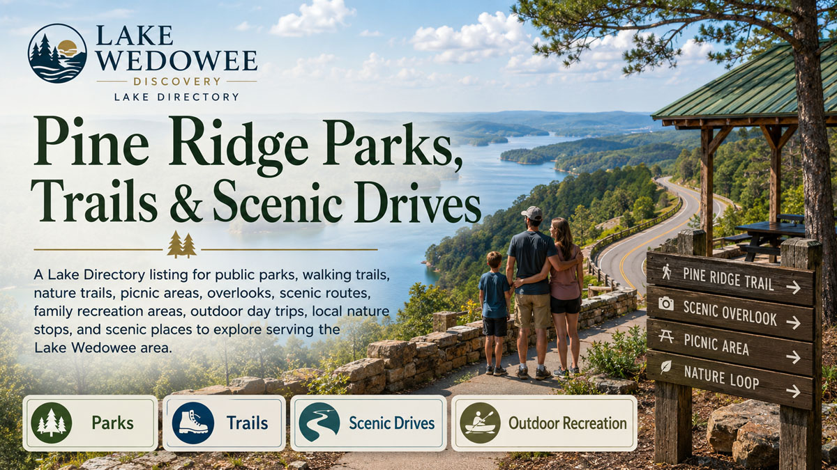Pine Ridge scenic routes, overlooks, trails and outdoor recreation Lake Directory image