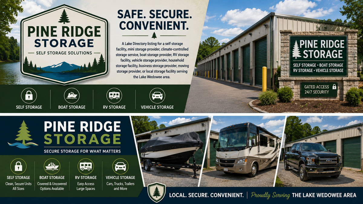 Pine Ridge Storage boat storage RV storage and vehicle storage