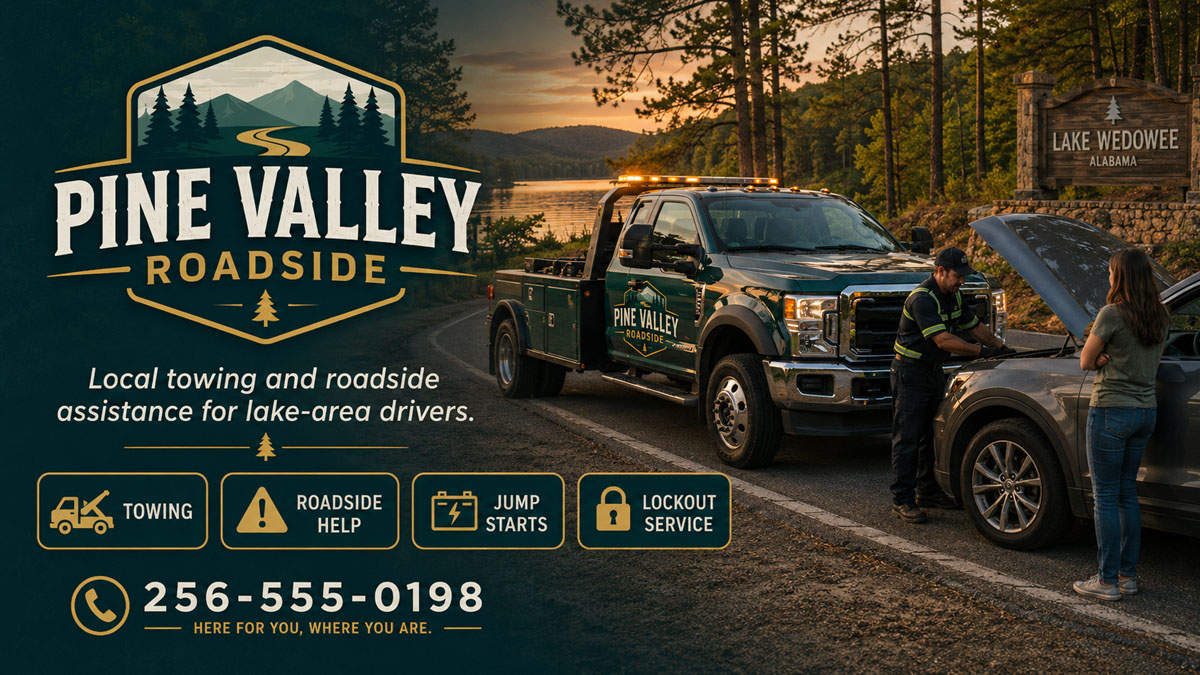 Pine Valley Roadside jump starts and lockout service